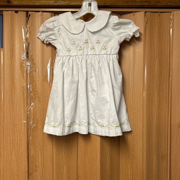 Cactus White Kids Casual Dress - Picture 1 of 4